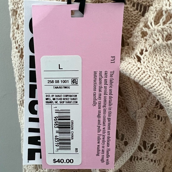 Future Collective Alani Noelle Crochet Midi Hem Boho Dress Cover up Festival NWT - Picture 4 of 6